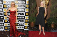 <p>Is it just us, or is Naomi Watts getting sexier with age? Although the black lace Valentino dress Watts wore to the Academy Awards Nominees Luncheon was sweet and appropriate for the event, it was left for dead when she stepped out in a red-hot Zac Posen gown for the 2013 Visual Effects Society Awards.</p>