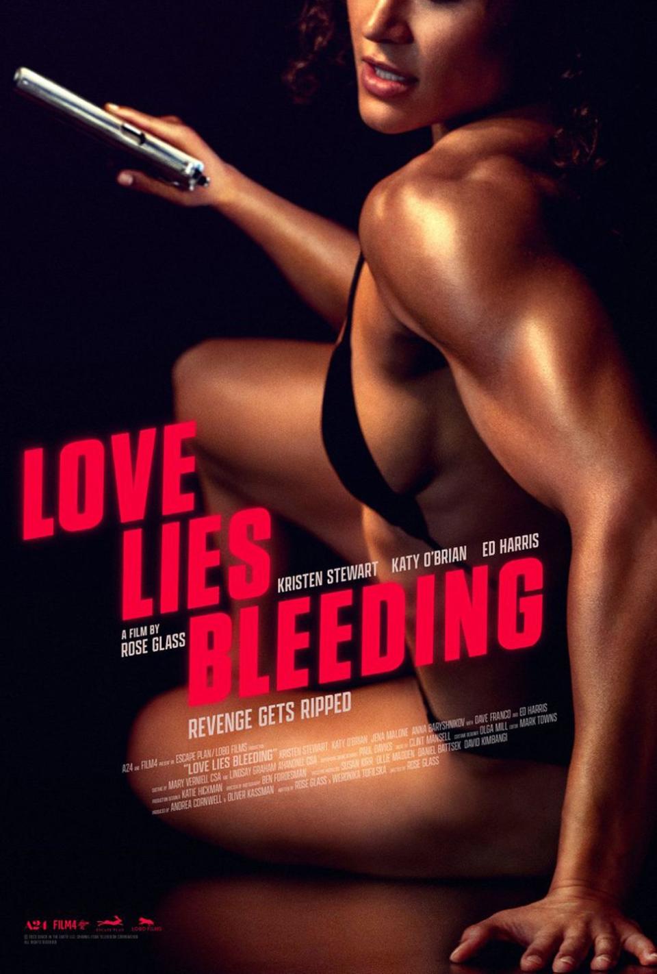 love lies bleeding movie poster