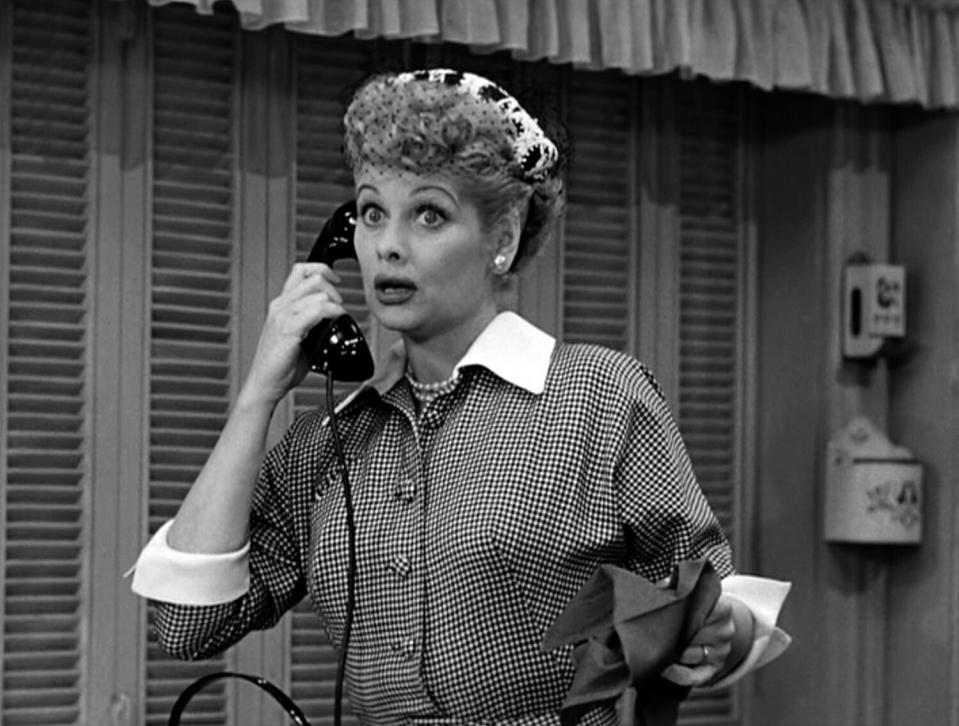 Lucille Ball in "I Love Lucy."