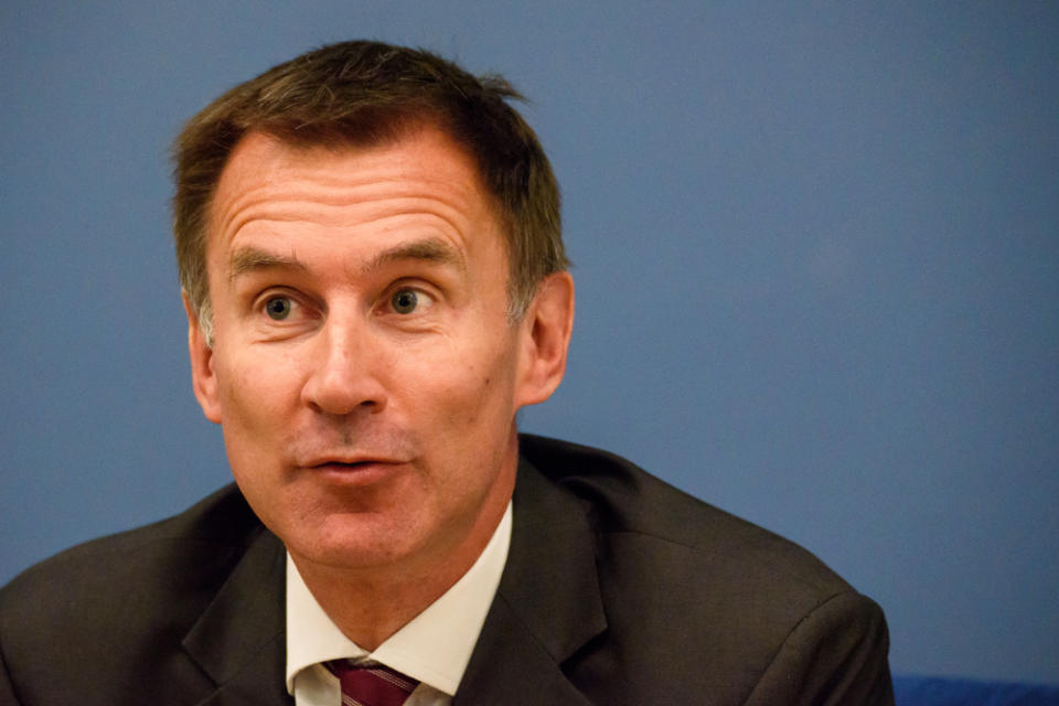 侯俊偉 Jeremy Hunt （shutterstock）