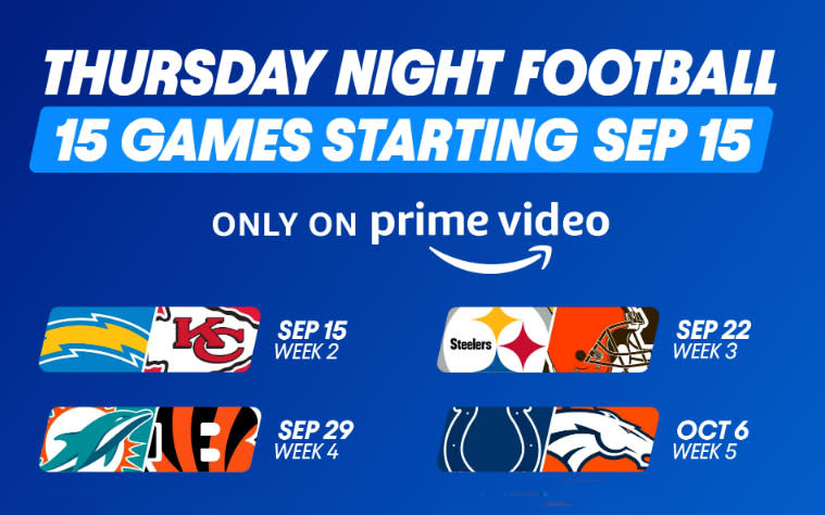 thursday night football on prime video, , how to watch Thursday night football