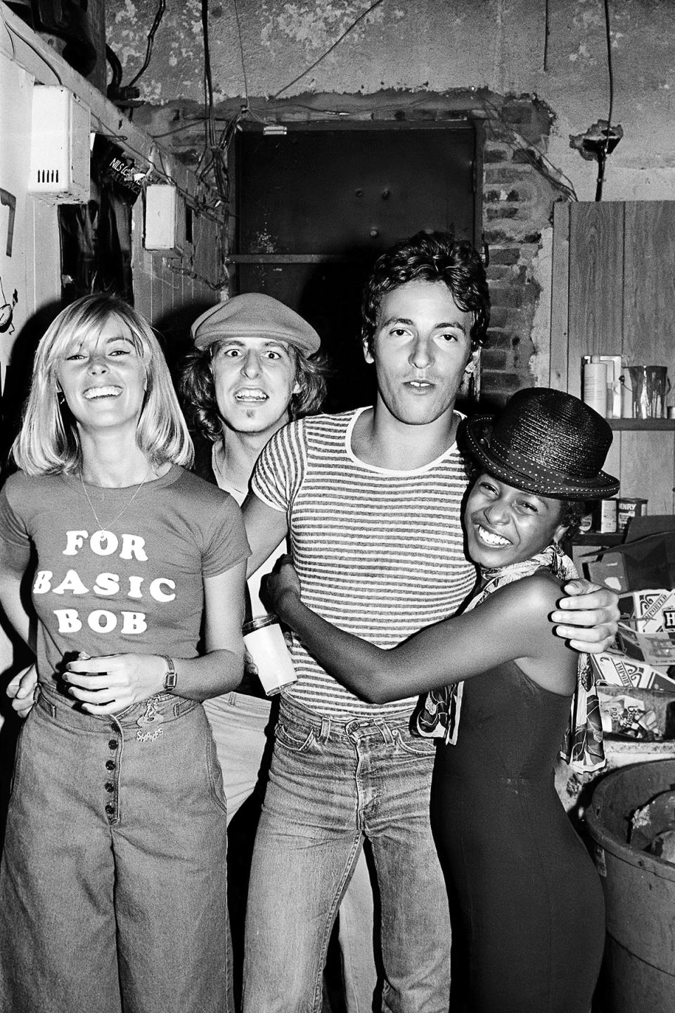 Bruce backstage at the pony in 1977