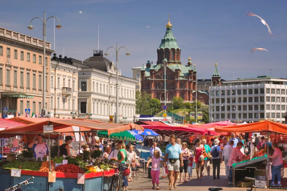 Market Square and Uspenski Orthodox Cathedral