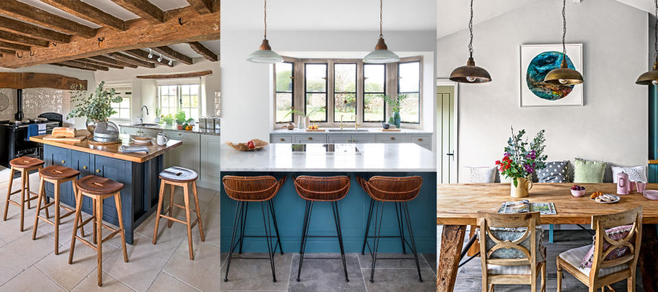 A country kitchen diner is the perfect relaxing spot for enjoying breakfast for two, a family feast or dinner with friends – and these ideas will inspire yours