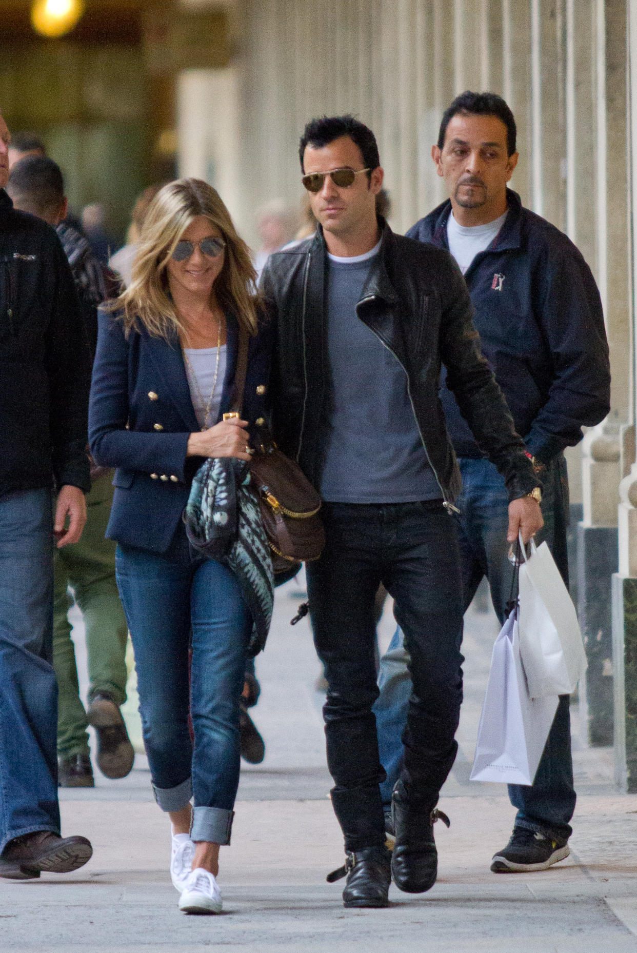 Jennifer Aniston And Justin Theroux Sighting In Paris - June 11, 2012