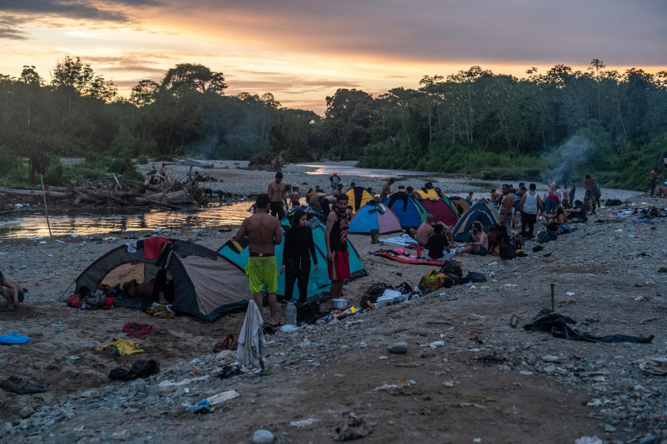 Miles de venezolanos se han atrevido a cruzar a pie el tramo más peligroso del camino hacia EEUU donde esperan encontrar un futuro mejor para sus hijos