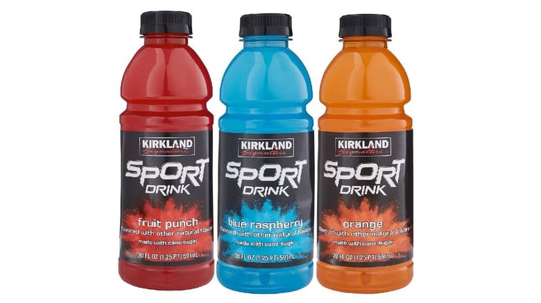 kirkland sport drink white backdrop