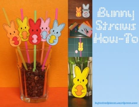 Bunny Peep Straws 