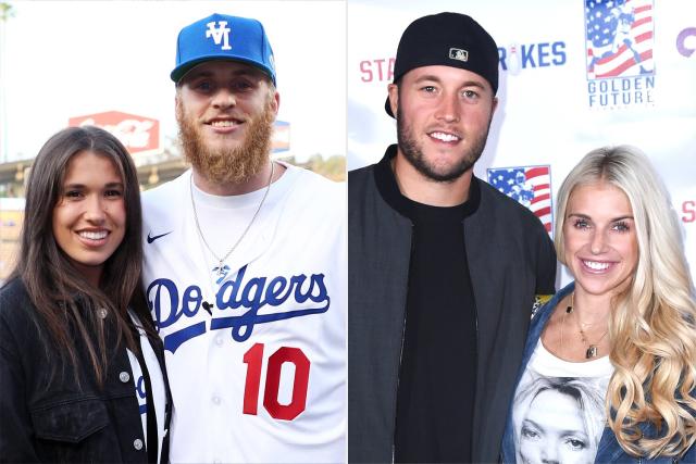 Matthew Stafford and Cooper Kupp Get Scoreboard Duty at Wives