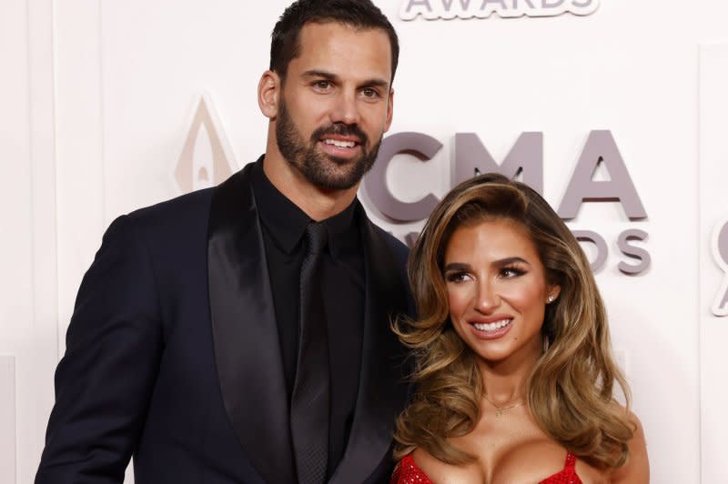 Jessie James Decker and her husband, Eric Decker, have welcomed their fourth child. File Photo by John Angelillo/UPI