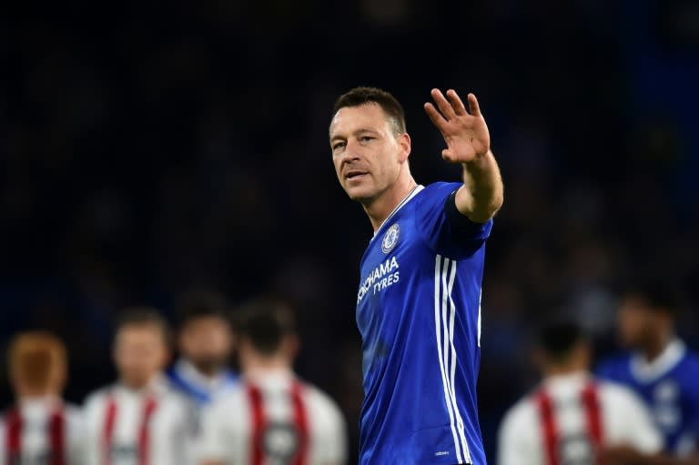 Chelsea's John Terry, pictured in January 2017, has spent his entire professional career at Stamford Bridge, making over 700 appearances for the west London side