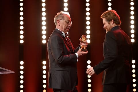 Handing out awards at The Berlinale - Credit: GETTY