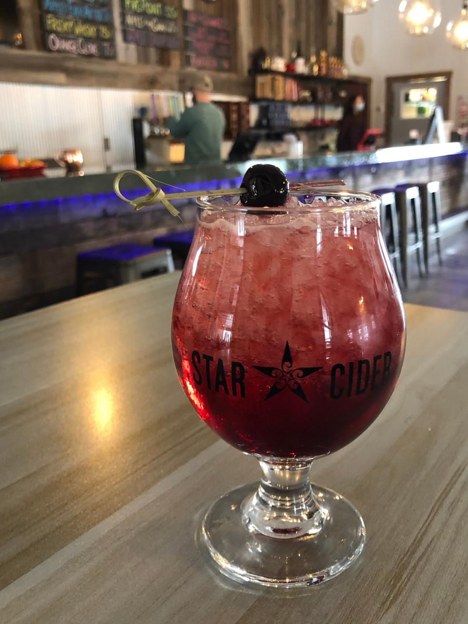 They like to experiment at Star Cider in Canandaigua in a big way. Perhaps a cherry old-fashioned will have you seeing red.