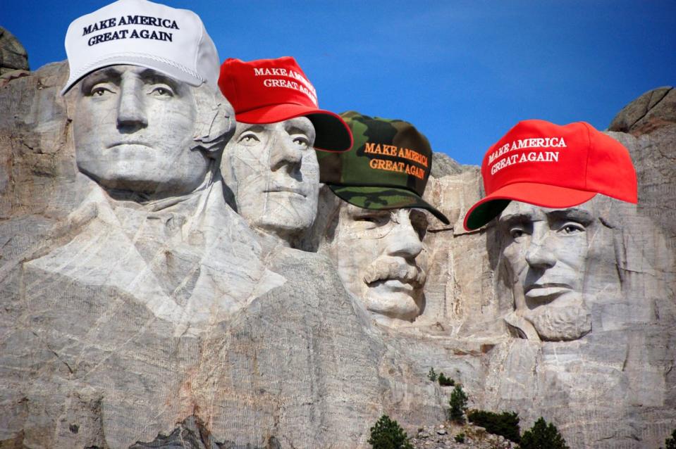 Trump auf dem Mount Rushmore: So spottet das Netz