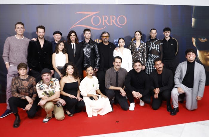 El elenco de El Zorro sin Rodolfo Sancho