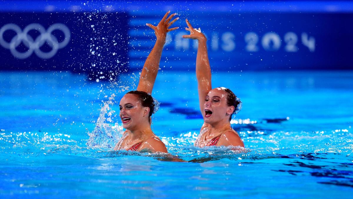 History makers in the pool as Great Britain claim first artistic swimming medal