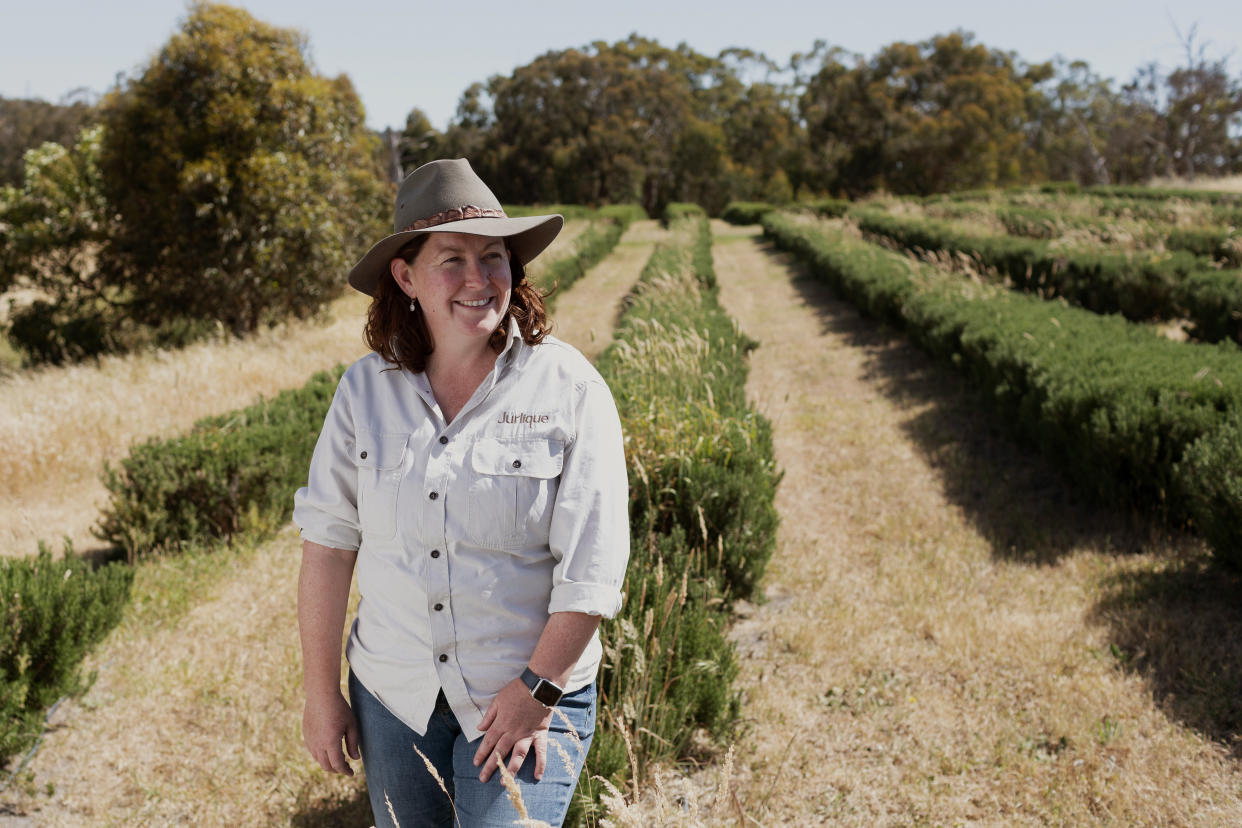 Jurlique's Farm Manager, Cherie Hutchinson. (PHOTO: Jurlique)