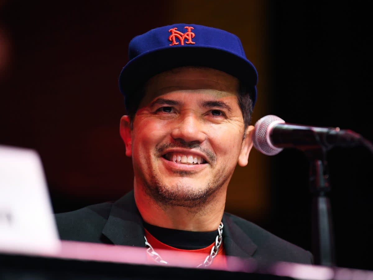 Actor John Leguizamo speaks during 2021 Los Angeles Comic Con (Getty Images)