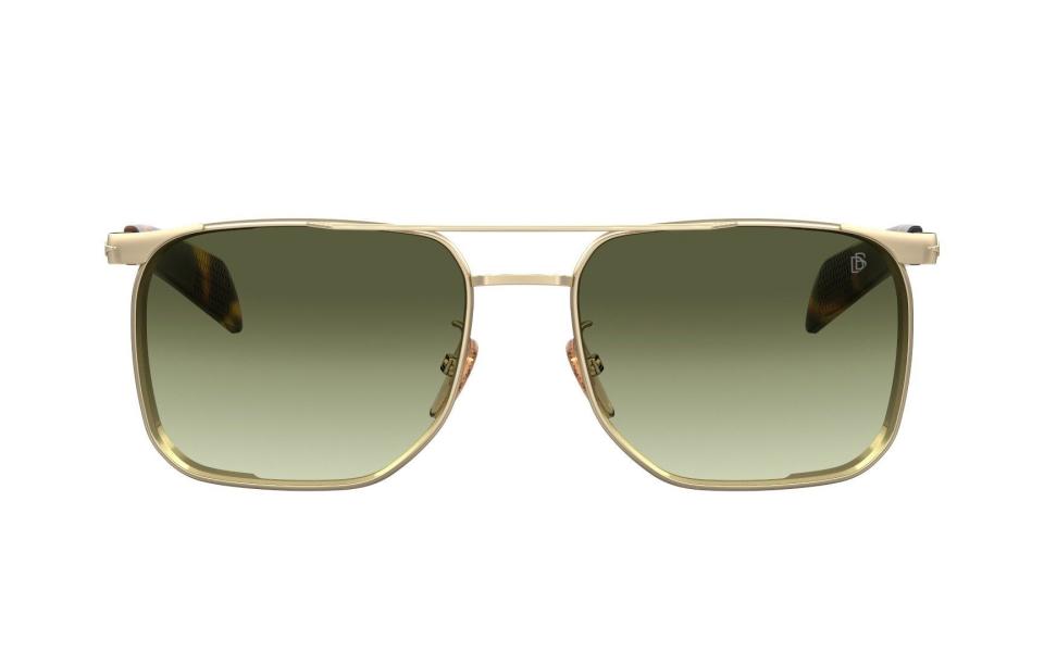 DB7048/S (Gold Havana) £114 by David Beckham (fashioneyewear.co.uk) - Fashion Eyewear 