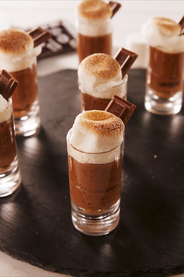 S'mores Pudding Shots