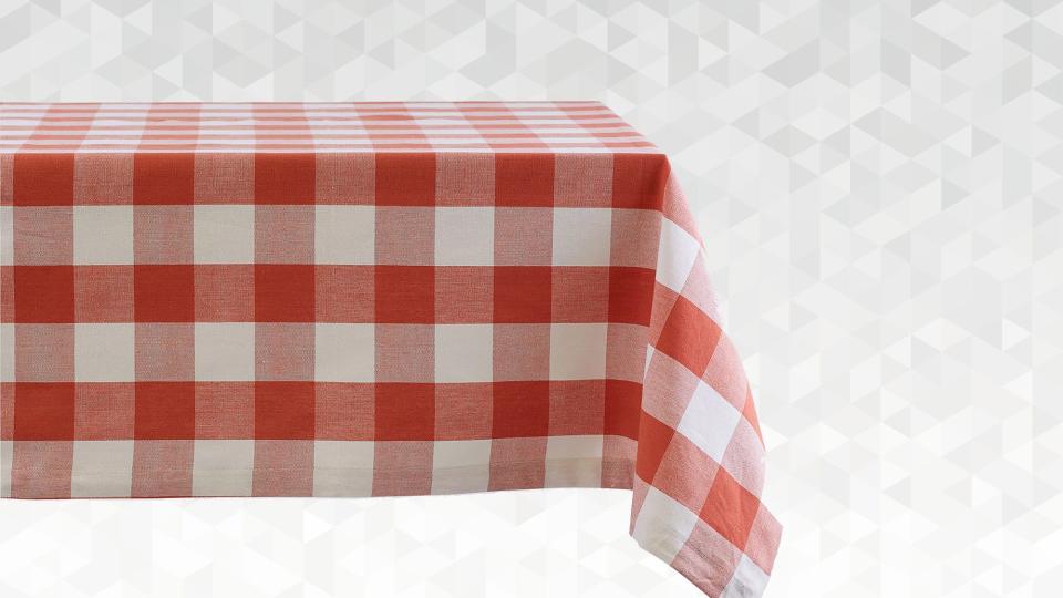 It's not really a barbecue without a red and white checkered tablecloth.