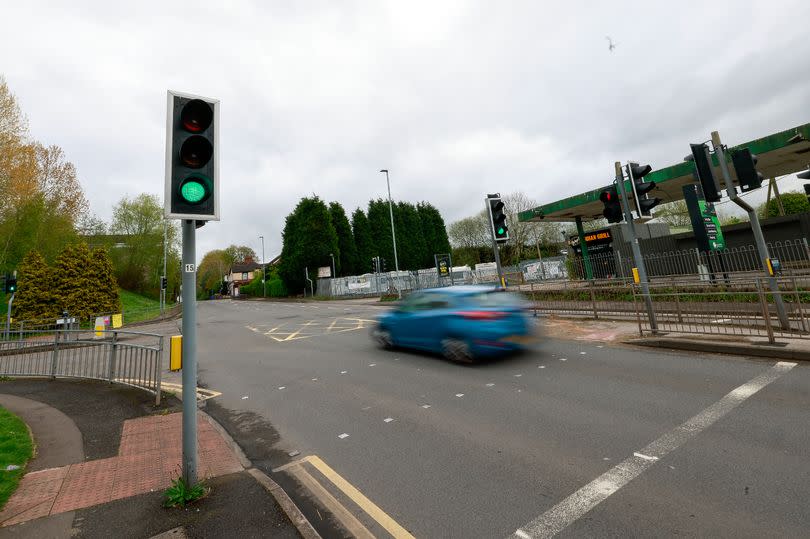 The Leek New Road lights at Norton Heights -Credit:Stoke Sentinel