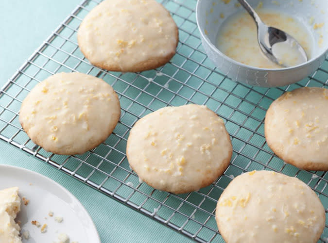 Lemon Ricotta Cookies with Lemon Glaze