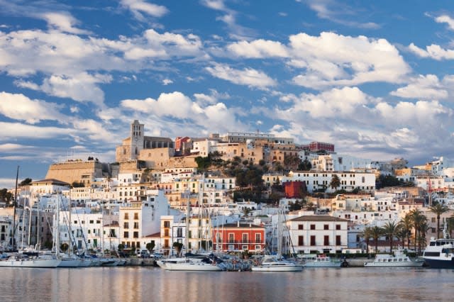 Ibiza Town at sunrise