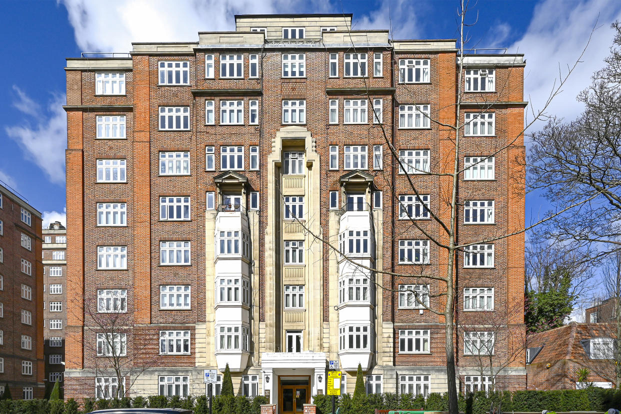 A block of flats in St Johns Wood.