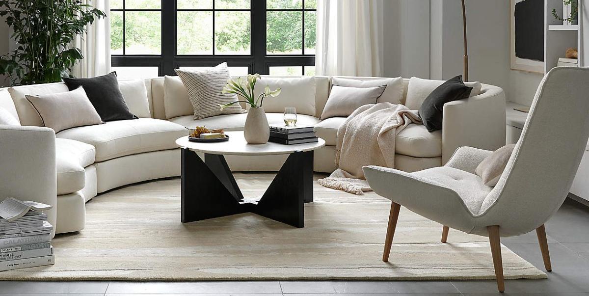 Astaire Bench Cushion Sofas - Modern Living Room Furniture - Room