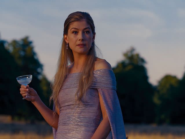 Amazon/MGM Rosamund Pike in 'Saltburn'