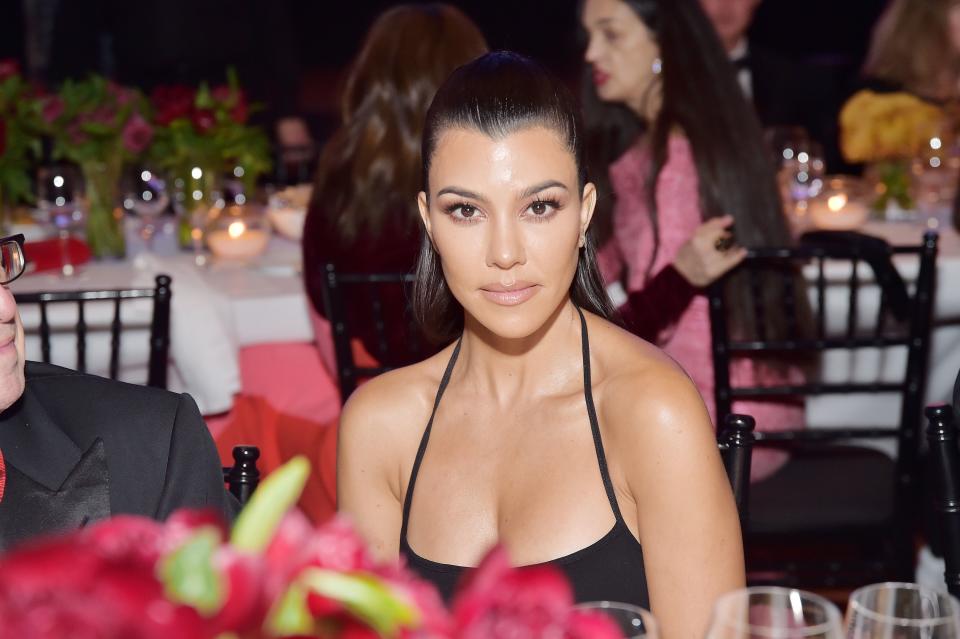 Kourtney Kardashian at gala