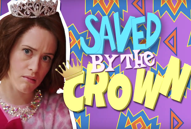 snl claire foy saved by the crown video