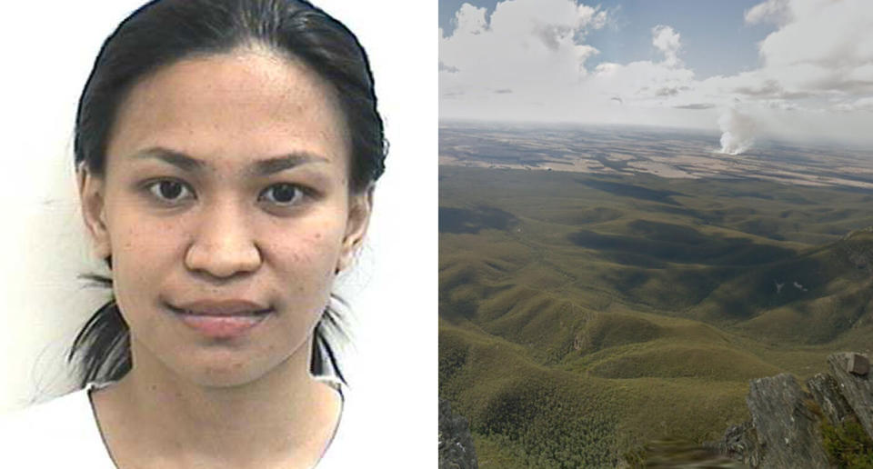 Lorjie Tonguia Bautista, 38, who was last seen near Bluff Knoll on Tuesday morning. Source: WA Police/ Google Maps (file pic) 