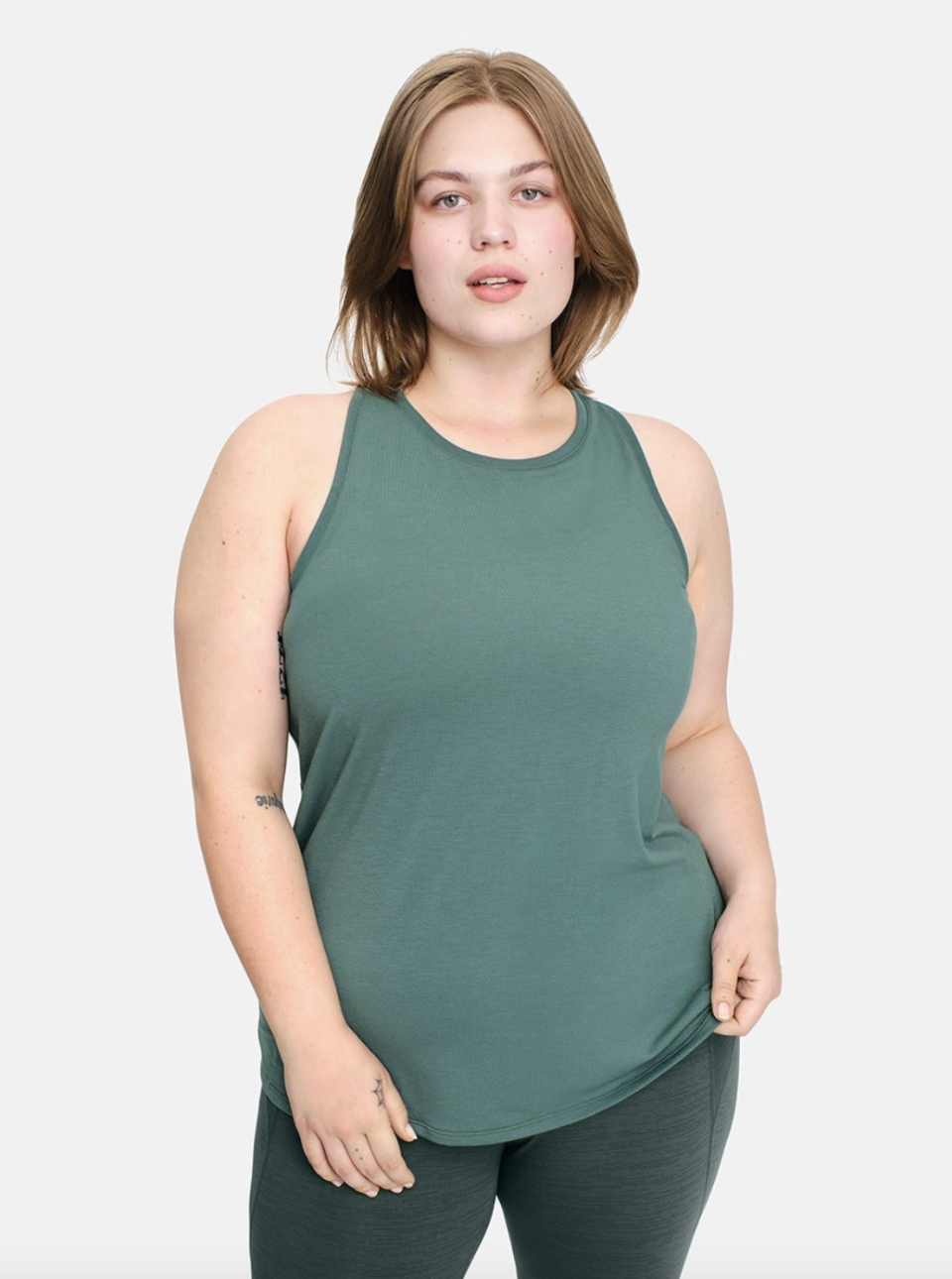 1) Outdoor Voices Sweatee Longline Tank Top