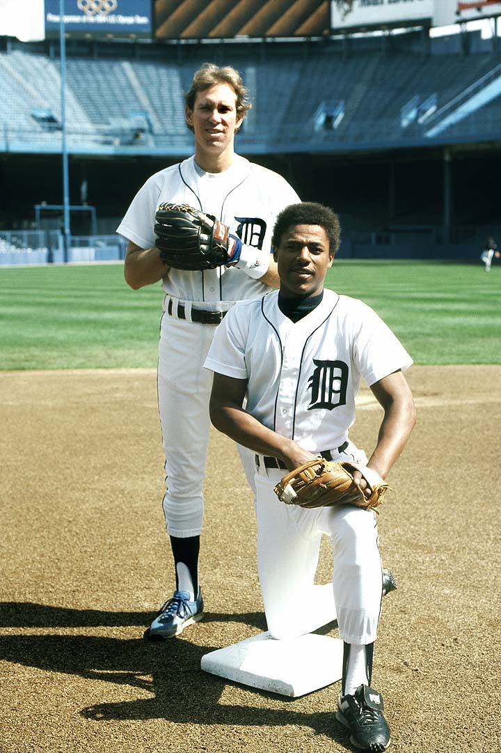 Alan TRAMMELL & Lou WHITAKER Photo Picture DETROIT Tigers -  Israel