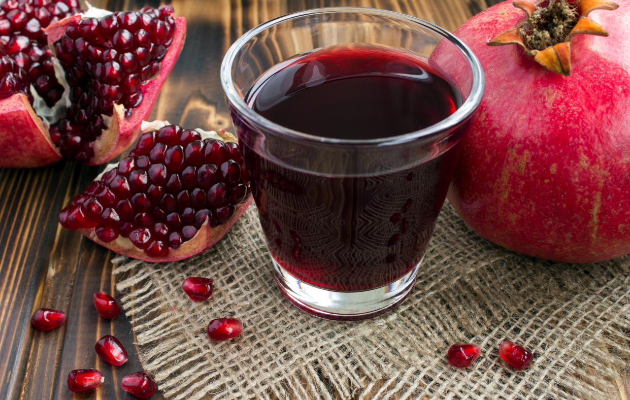Pomegranate juice. (Liudmyla Yaremenko / Getty Images)