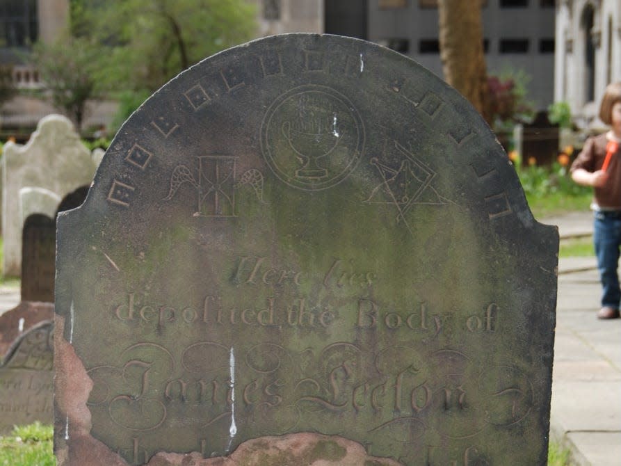 trinity church tombstone