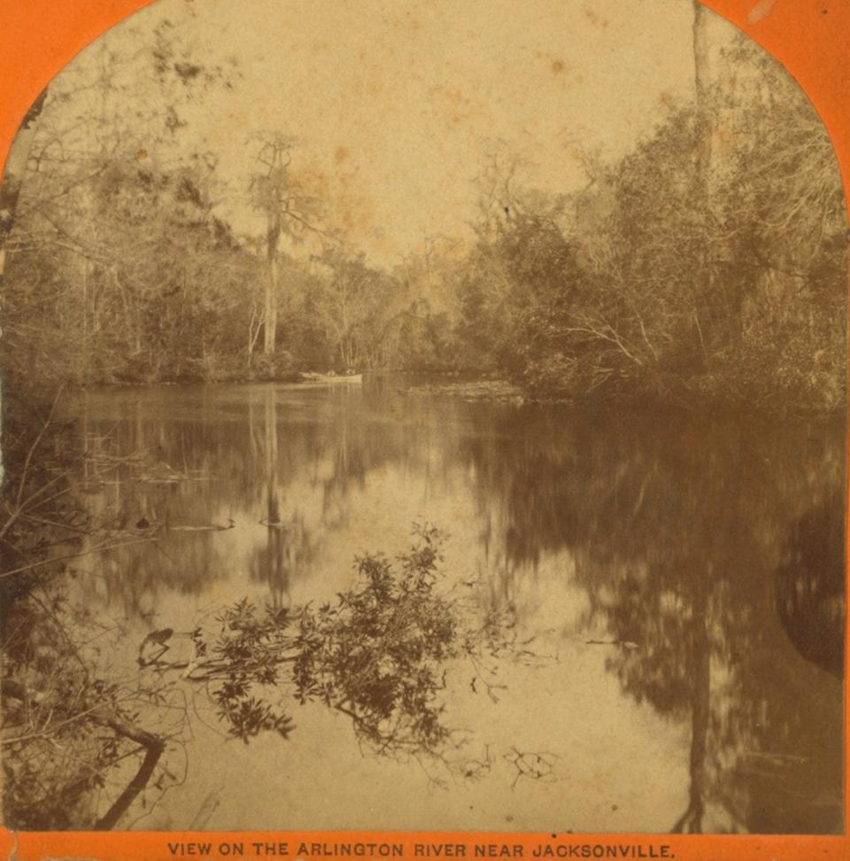 An 1875 view of the Arlington River. “I’m not sure where it is on the river, but it's still an interesting photo," said author Andrew Nicholas, who included the image in his book "Exploring the St. Johns River."
