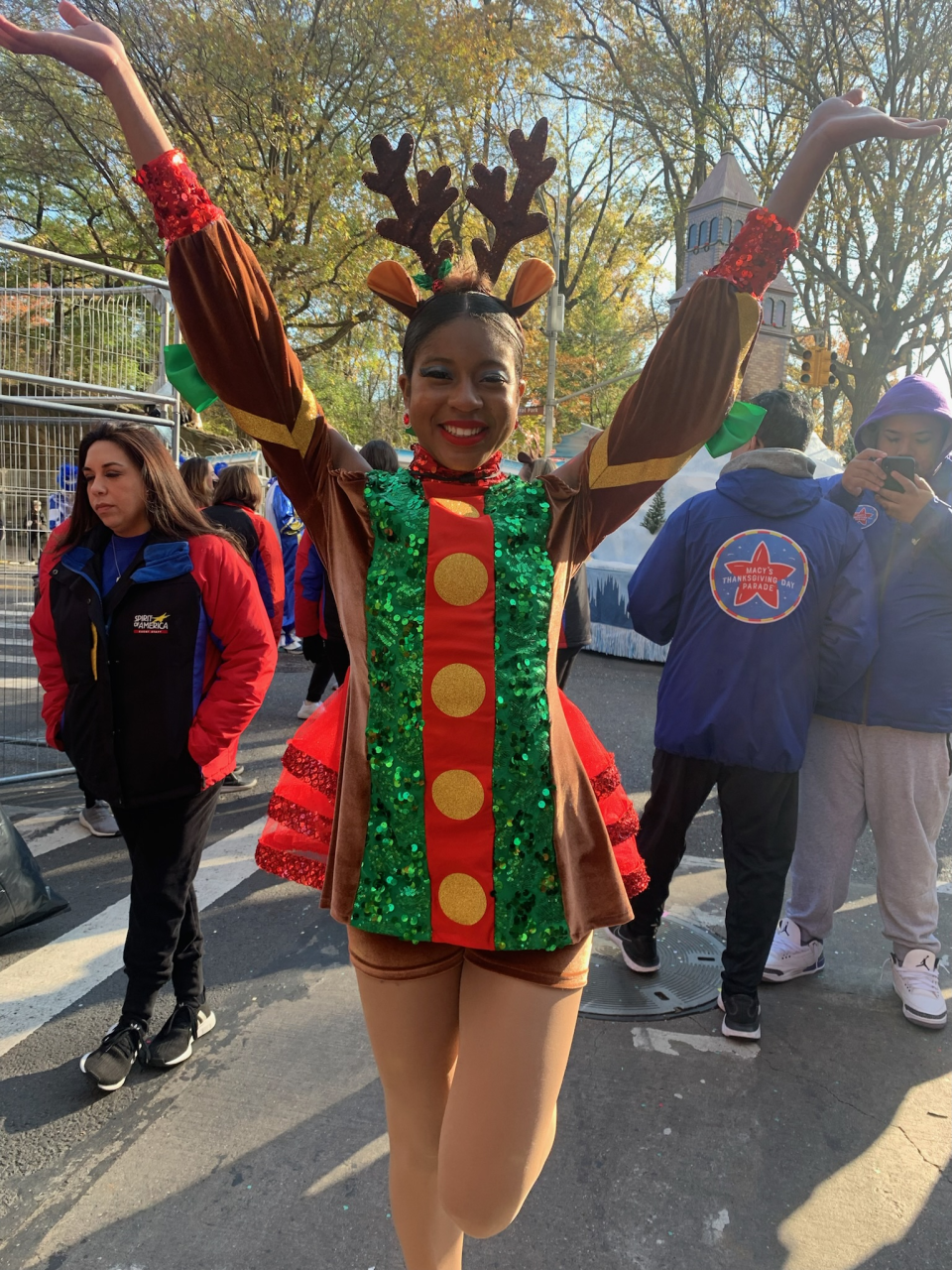 Tianna Leadon, a Flagler-Palm Coast High School student, was a Spirit of America dancer in the 2022 Macy's Thanksgiving Day Parade in New York City.