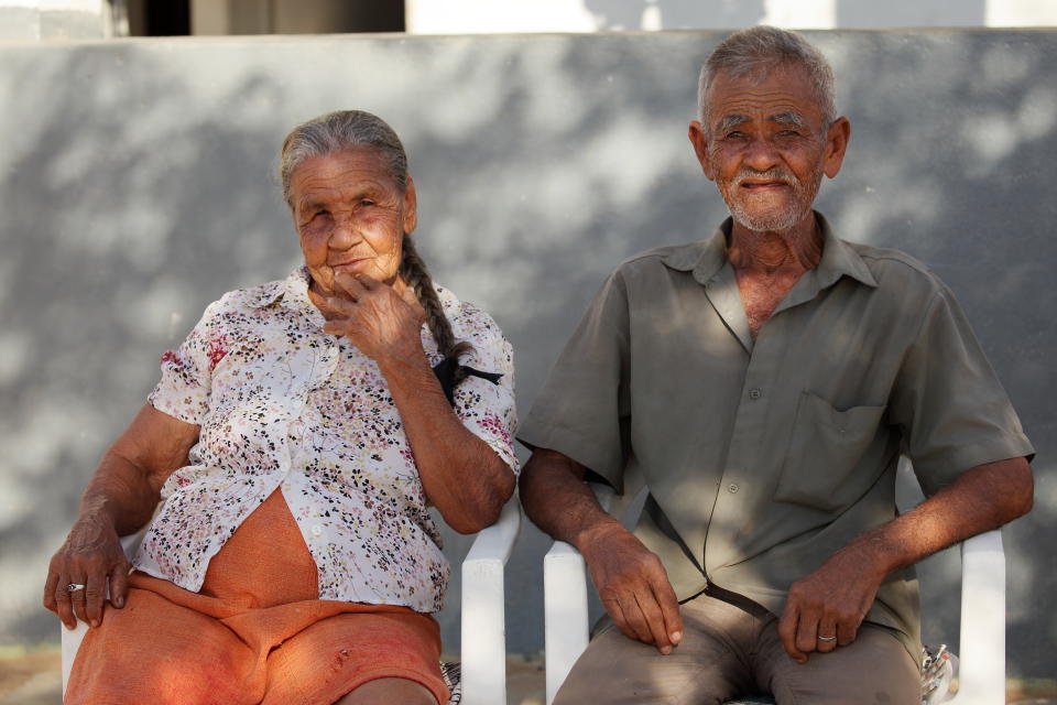Old couple in Brazil