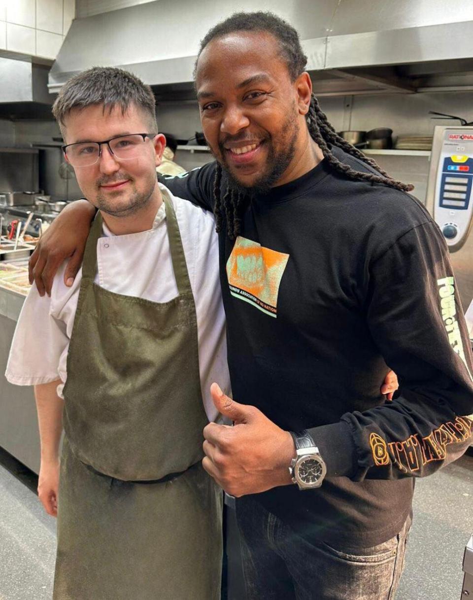 The Bolton News: Ricardo Gardner with Ewe's chef