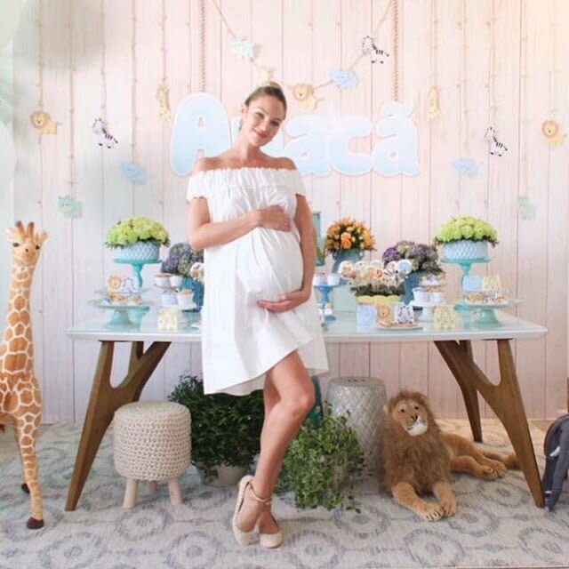 Candice Swanepoel at Her Baby Shower