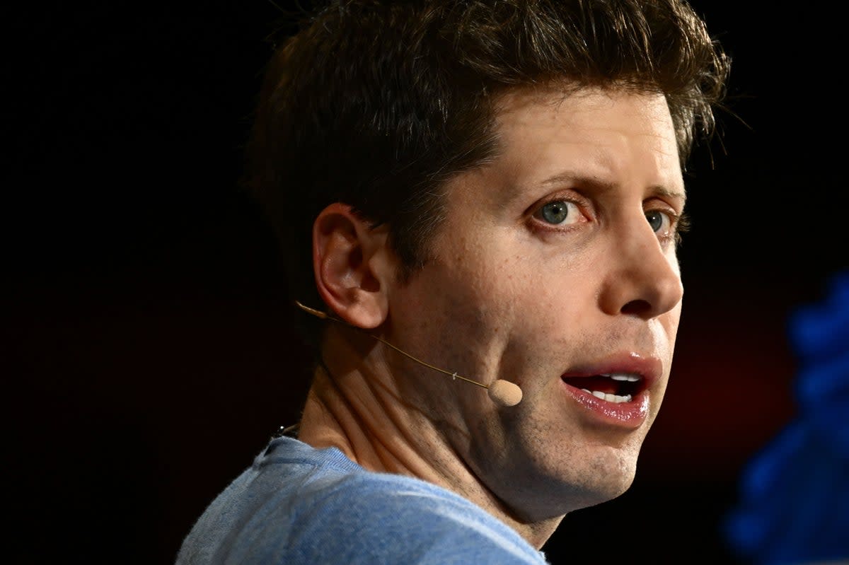 Sam Altman, CEO of OpenAI, speaks during The Wall Street Journal's WSJ Tech Live Conference in Laguna Beach, California on 17 October 2023 (AFP via Getty Images)