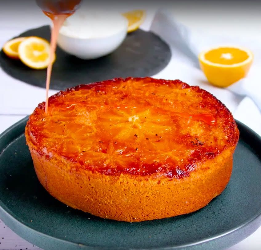 Aperol Spritz Upside Down Cake