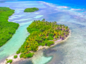 <p>The 1.4-acre Deadman Caye, located off the coast of Belize, is guarded from the waves by the surrounding coral reef. Here you’ll have access to some of the best spots for bone fishing, and it’s on the market for $299,000. (Private Islands Inc.) </p>
