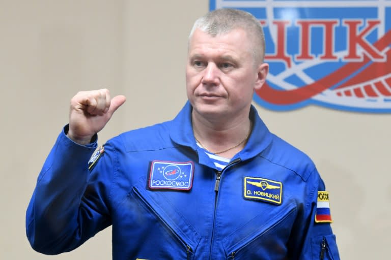 Russian cosmonaut Oleg Novitsky said the International Space Station was a "home and a place of work" but also "a place for friendship"