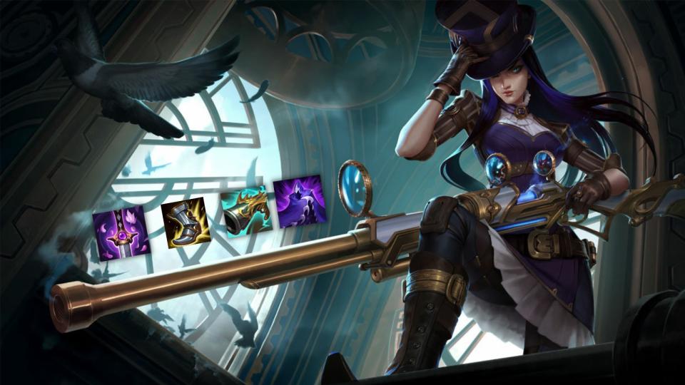 Full Lethailty Caitlyn was one of the too-overpowered builds this year. (Photo: Riot Games)