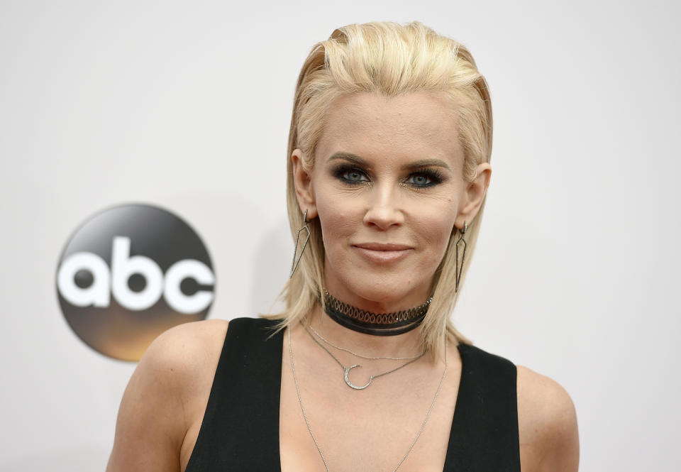 Jenny McCarthy in 2016 with blond hair. (Photo by Jordan Strauss/Invision/AP, File)