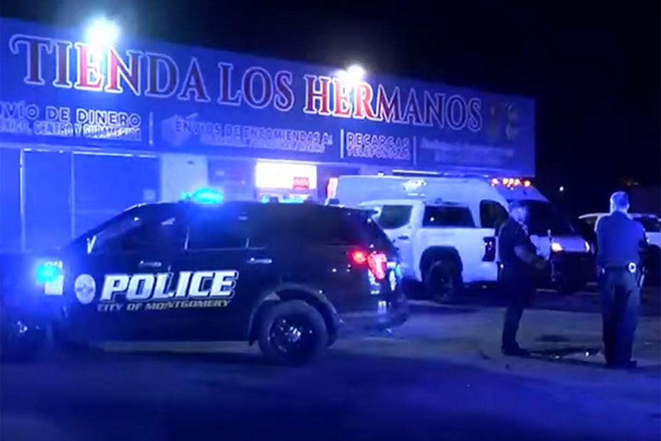 <p>WSFA 12 News/YouTube</p> Montgomery police responded to a triple homicide at Tienda Los Hermanos, Tuesday, June 4.